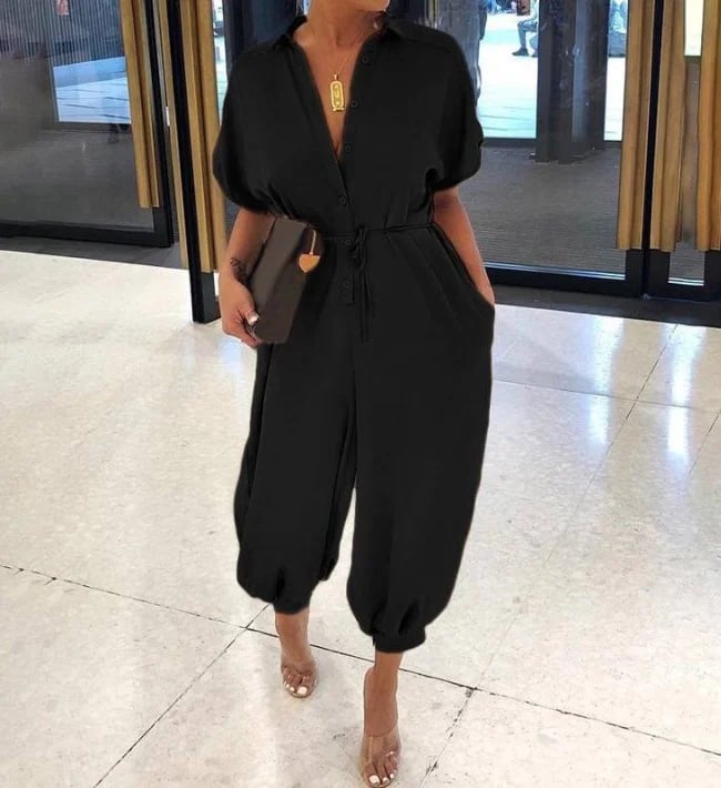 🔥2026 NEUE MODE IN PLUS GRÖSSE Lässiger Overall mit Taschen