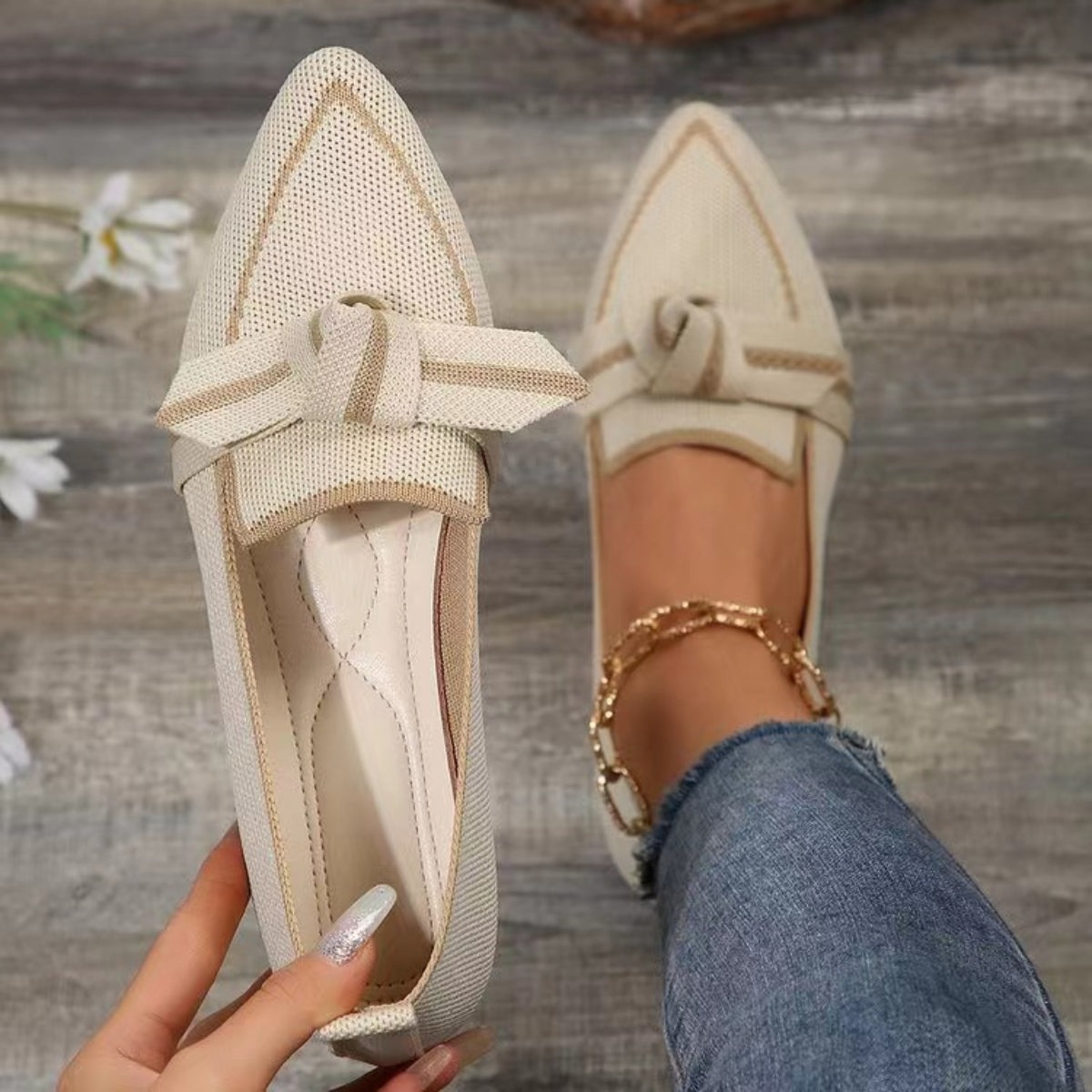 2025 New Women Comfortable Arch Support Non-Slip Flat Shoes