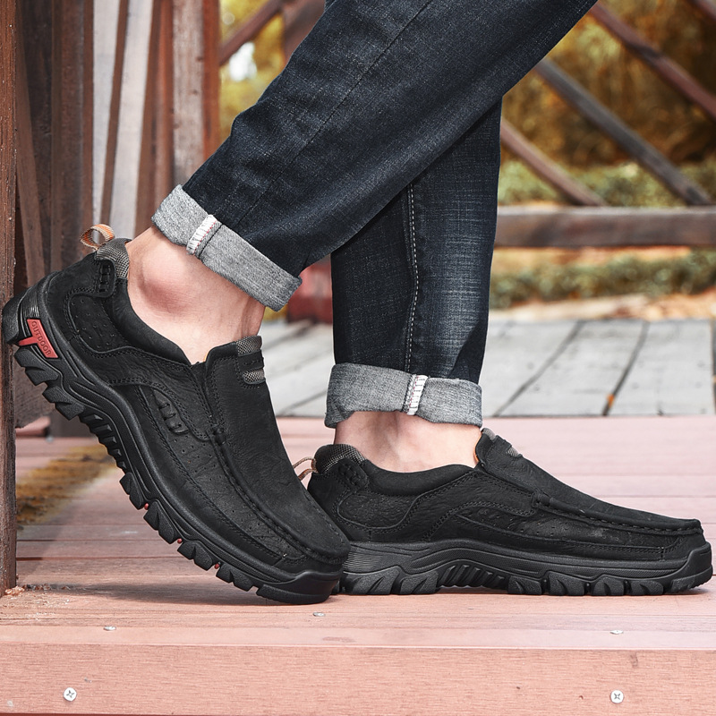 Men's Genuine Leather Outdoor Hiking Shoes
