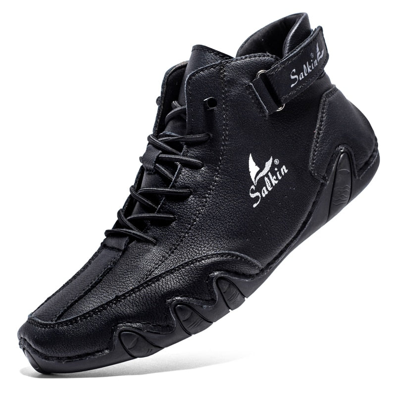 Ultra-bequeme und rutschfeste Barfußschuhe aus Echtleder (Unisex)