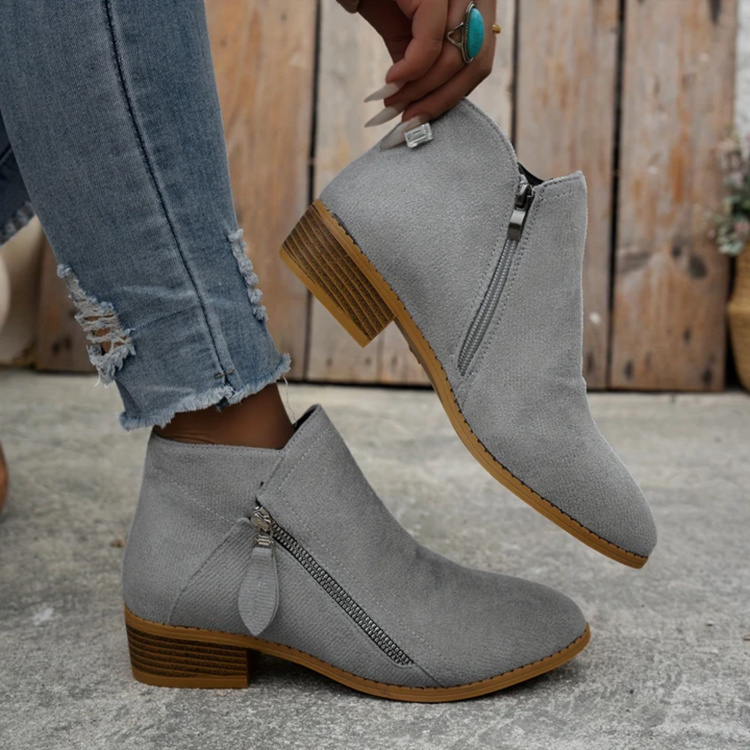 Heiperlye™ Bequeme Damen Stiefeletten, viele Farben, ideal für Herbst und Alltag