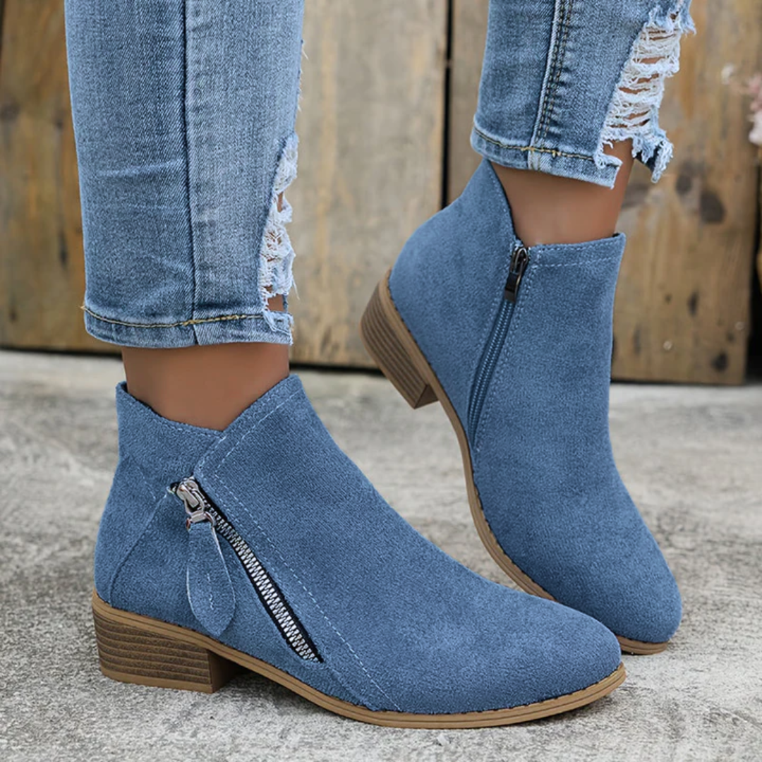 Heiperlye™ Bequeme Damen Stiefeletten, viele Farben, ideal für Herbst und Alltag