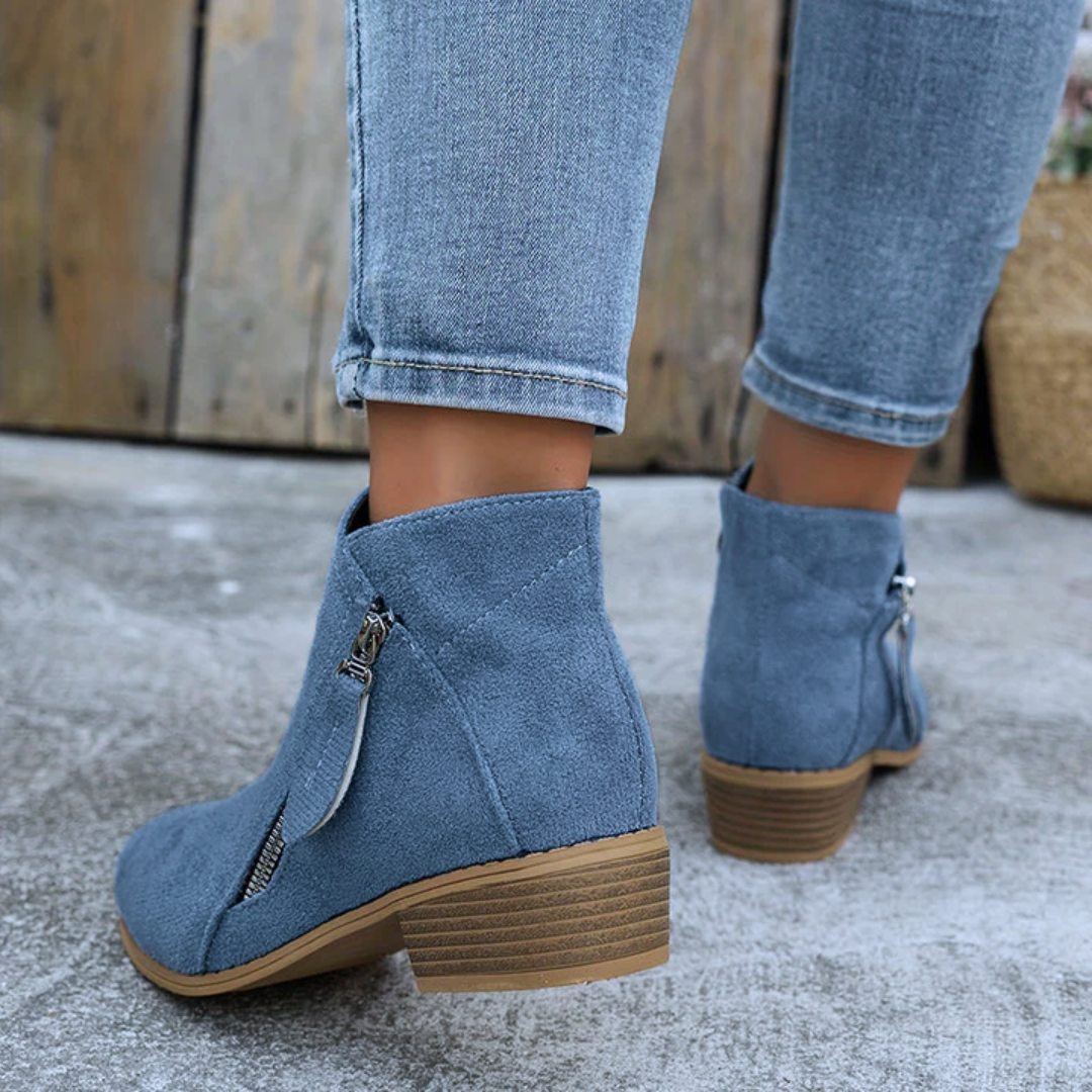 Heiperlye™ Bequeme Damen Stiefeletten, viele Farben, ideal für Herbst und Alltag