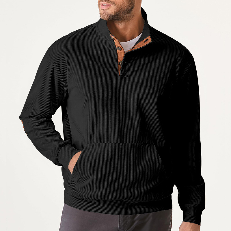 🔥Herbst-Vorverkauf🔥Lässiger Pullover mit langen Ärmeln und Stehkragen für Herren