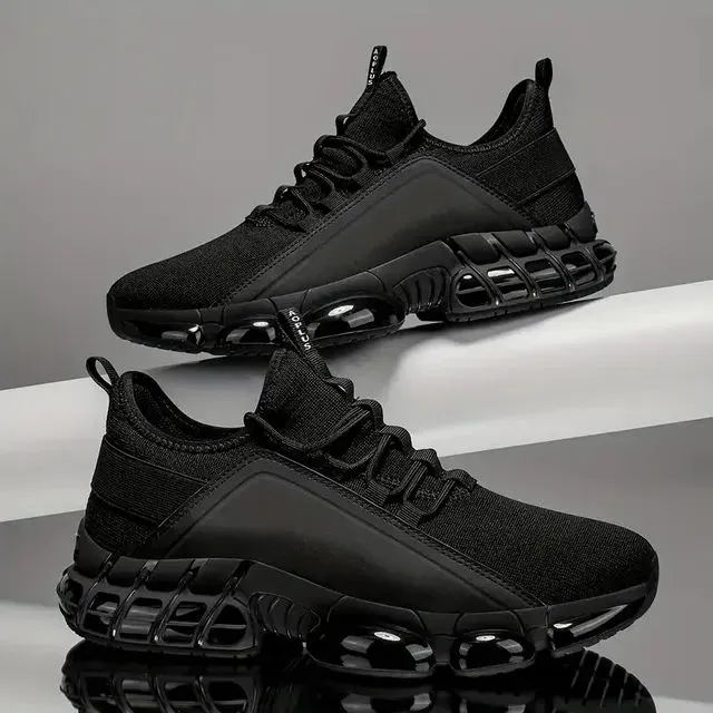 Leichte atmungsaktive Herren-Laufschuhe mit niedrigem Schaft