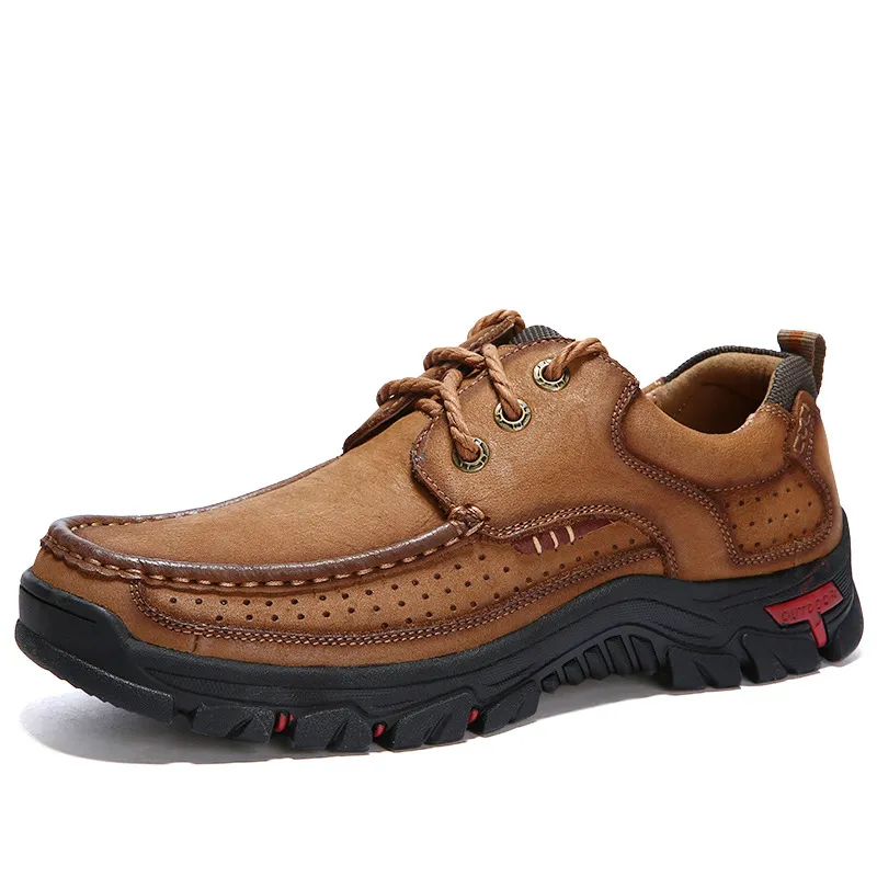 Men's Genuine Leather Outdoor Hiking Shoes