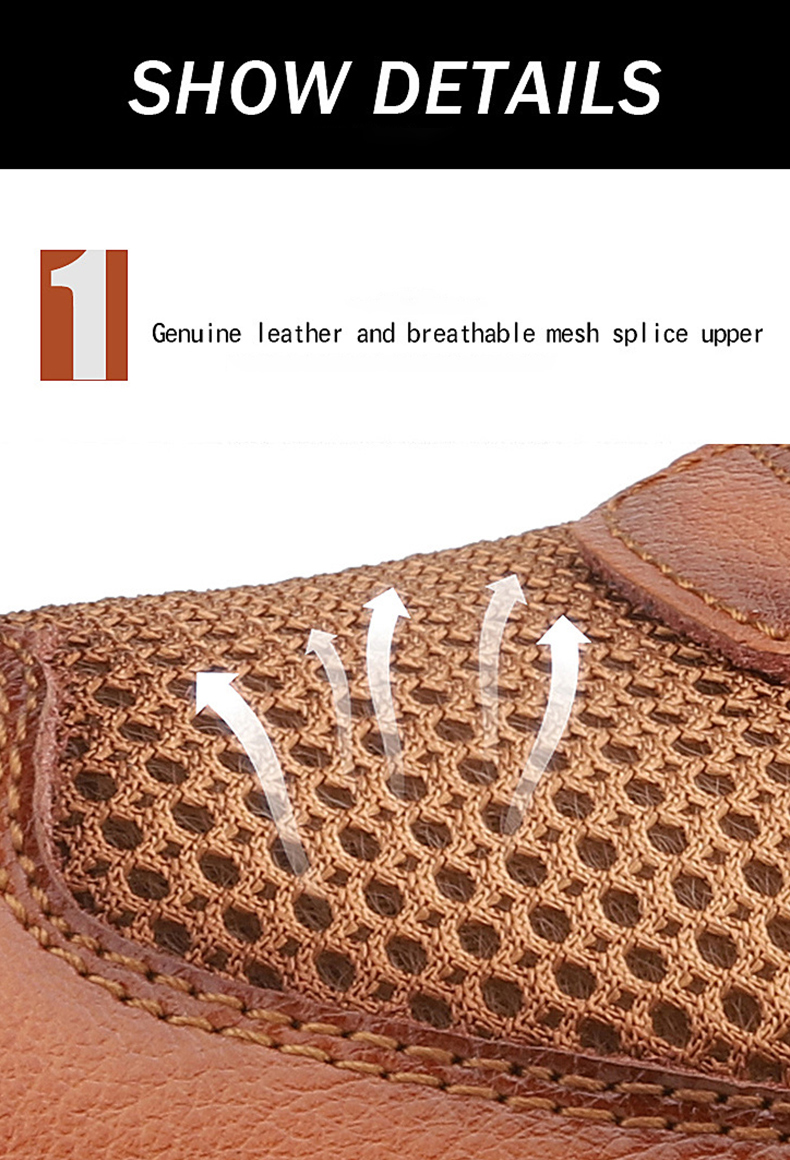 MEN'S HAND STITCHED COMFORT SANDALS