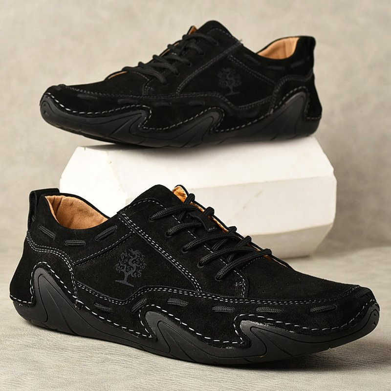 🔥HOT SALE🎁--60% OFF 🎉Men‘s Italian Comfortable Waterproof Suede Handmade  Shoes