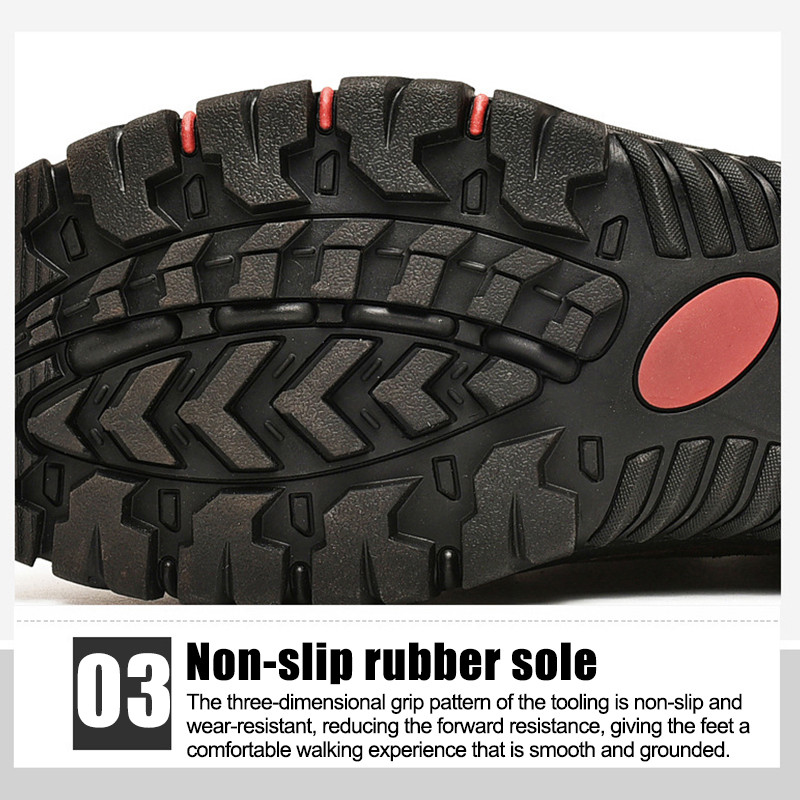 Men's Genuine Leather Outdoor Hiking Shoes