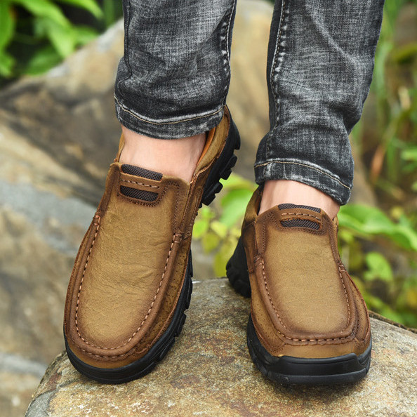 Men's Genuine Leather Outdoor Hiking Shoes