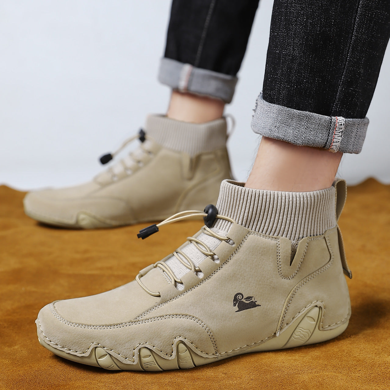 Ultra-bequeme rutschfeste Barfußschuhe aus Echtleder