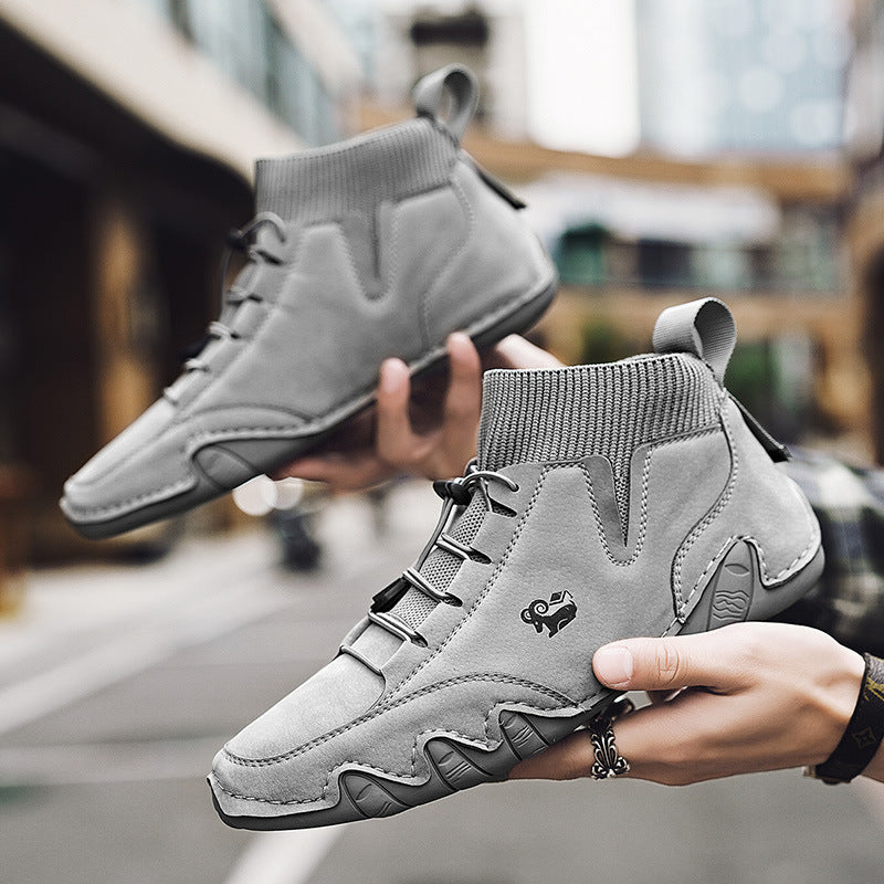 Ultra-bequeme rutschfeste Barfußschuhe aus Echtleder