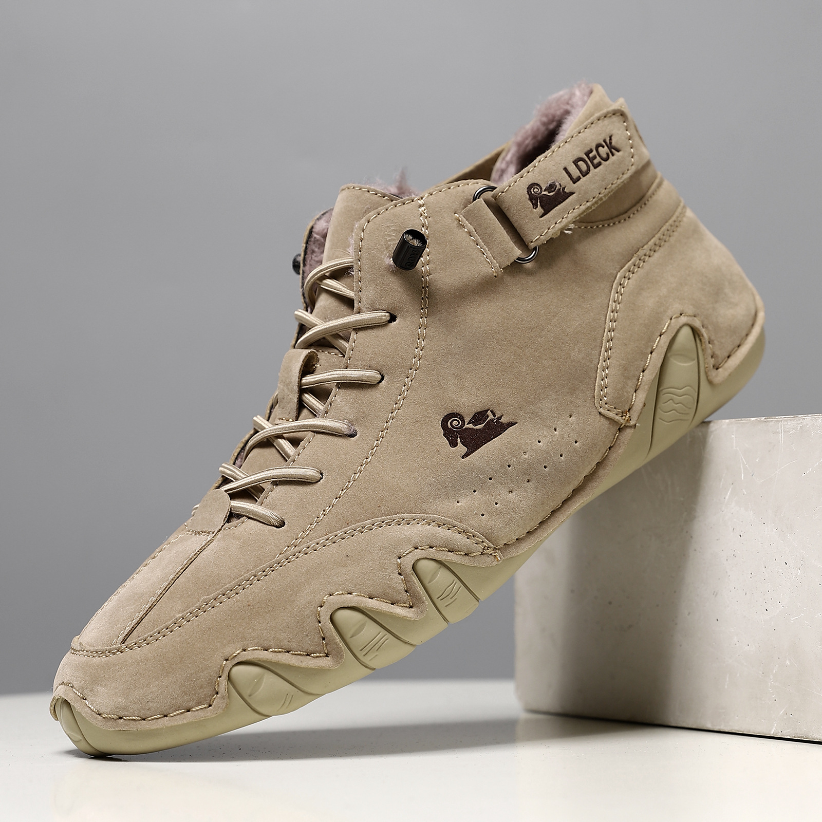 Unisex handgefertigte Echtleder-Barfußschuhe, rutschfest & komfortabel – mit und ohne Plüschfutter