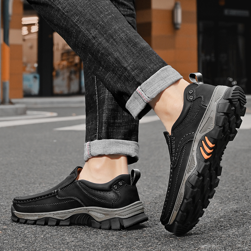 ⏰Aktion: 70 % Rabatt – Orthopädische, bequeme und lässige Slipper aus echtem Leder für Herren