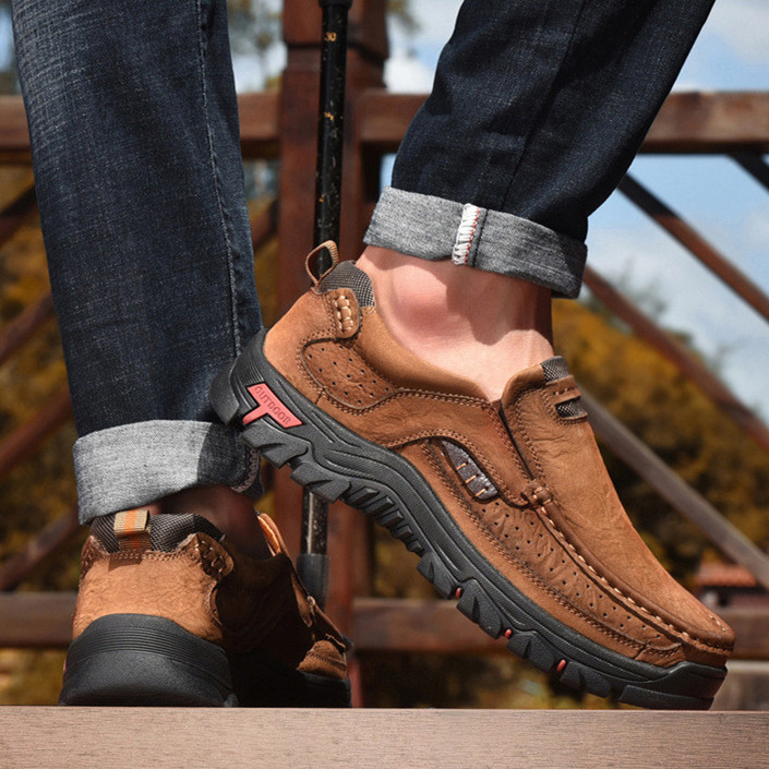 Men's Genuine Leather Outdoor Hiking Shoes