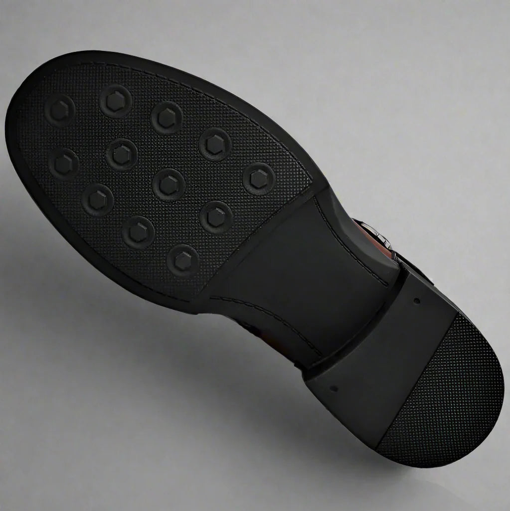 Bottines en cuir véritable pour hommes