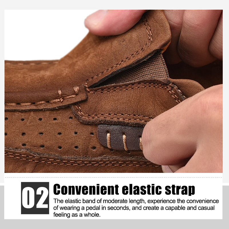 Men's Genuine Leather Outdoor Hiking Shoes