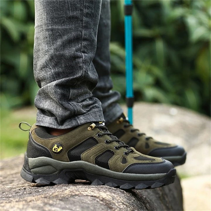 (Cleveland Clinic Recommended) Men's Genuine Leather Comfort Orthopedic Walking Shoes