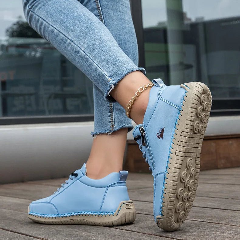 Komfortable orthopädische Barfuß-Sneakers +  Reißverschluss