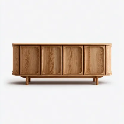 Credenza-legno-170x45x80 cm-rovere-design moderno-Roomgetmart