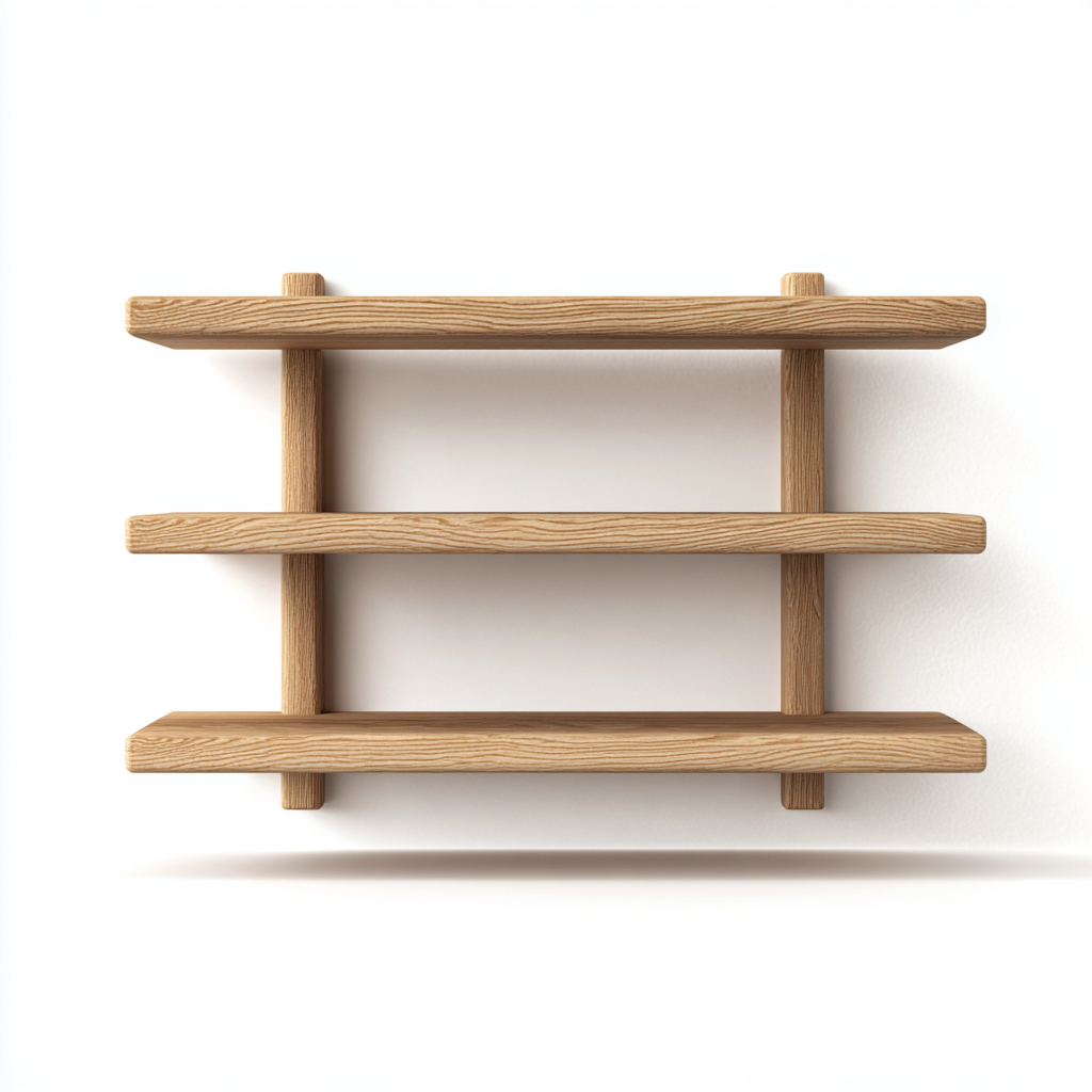 Libreria-legno-massello-72x20x48 cm-naturale-design-minimalista-Roomgetmart