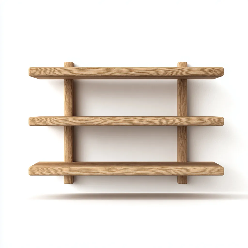 Libreria-legno-massello-72x20x48 cm-naturale-design-minimalista-Roomgetmart