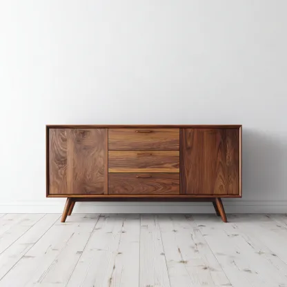 Credenza-legno-160x45x78 cm-marrone-design vintage-Roomgetmart