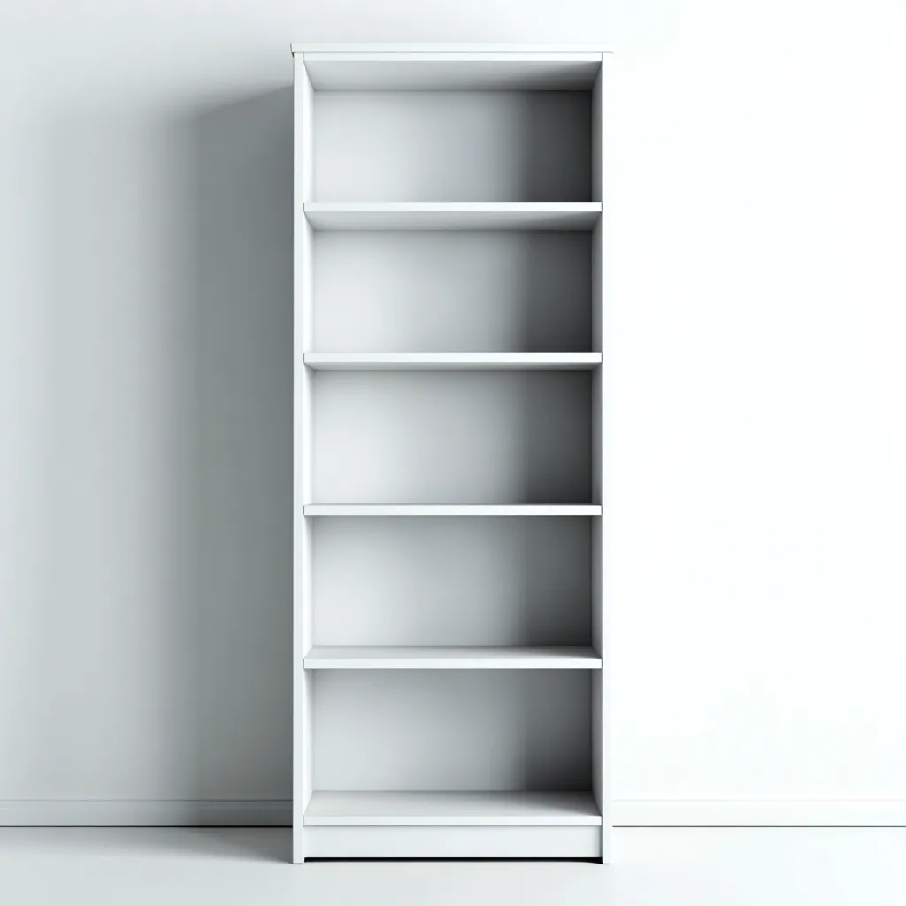 Librerie legno 88x30x185 cm - bianco - stile classico adatta per soggiorno-Luxegolab