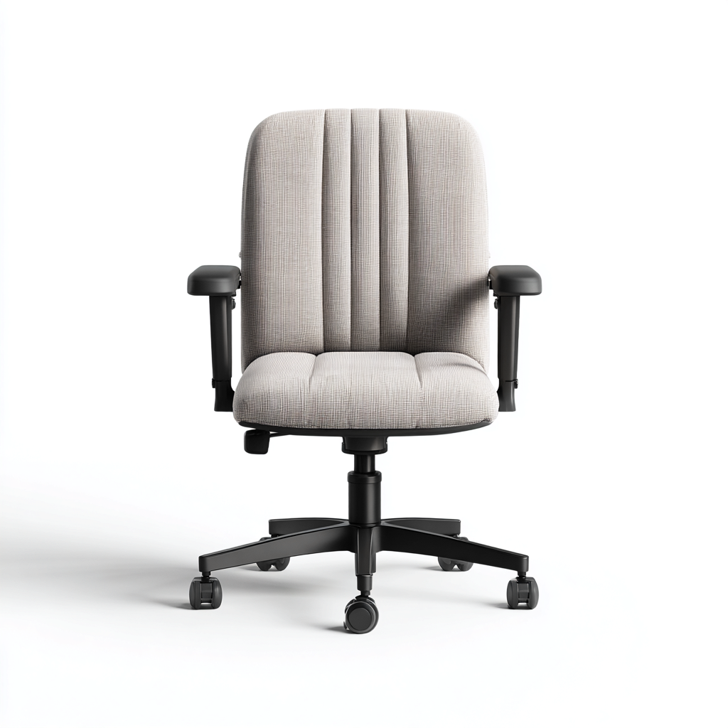 Sedia da ufficio in tessuto 60x60x100 cm - grigio - design moderno-Luxegolab