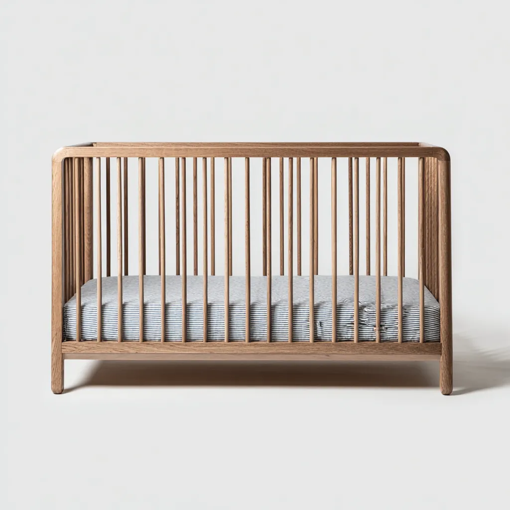 Lettino per bambini Legno 125x67x90 cm - Legno naturale - Stile moderno-Luxegolab