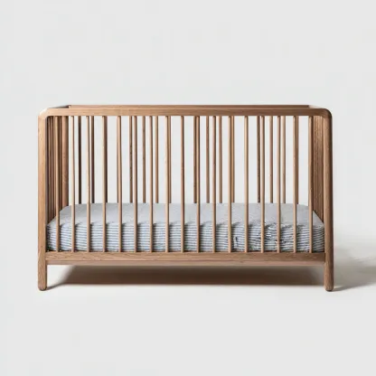 Lettino per bambini Legno 125x67x90 cm - Legno naturale - Stile moderno-Luxegolab