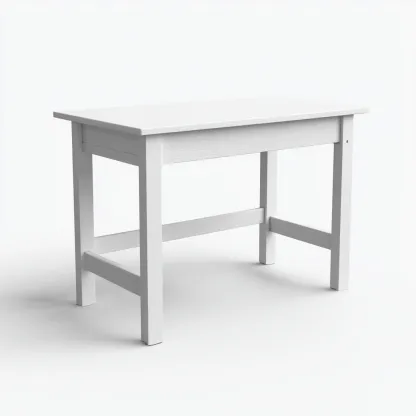 Scrivania per bambini 80x48x58 cm - blanc - style moderne-Luxegolab