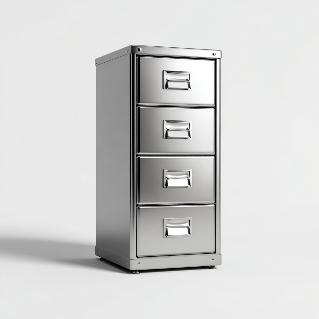 Armadio per ufficio metallo 46x62x128 cm - argento - design funzionale adatto per ufficio-Luxegolab