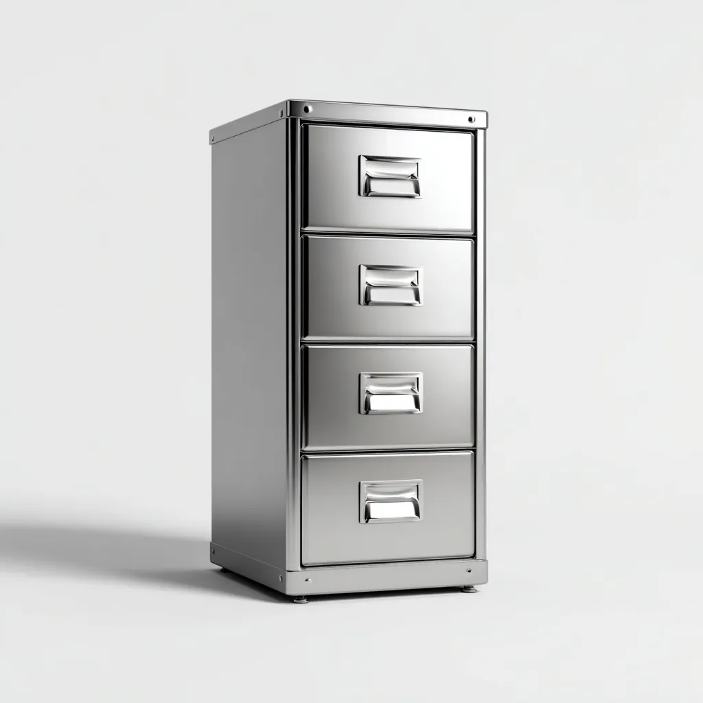 Armadio per ufficio metallo 46x62x128 cm - argento - design funzionale adatto per ufficio-Luxegolab