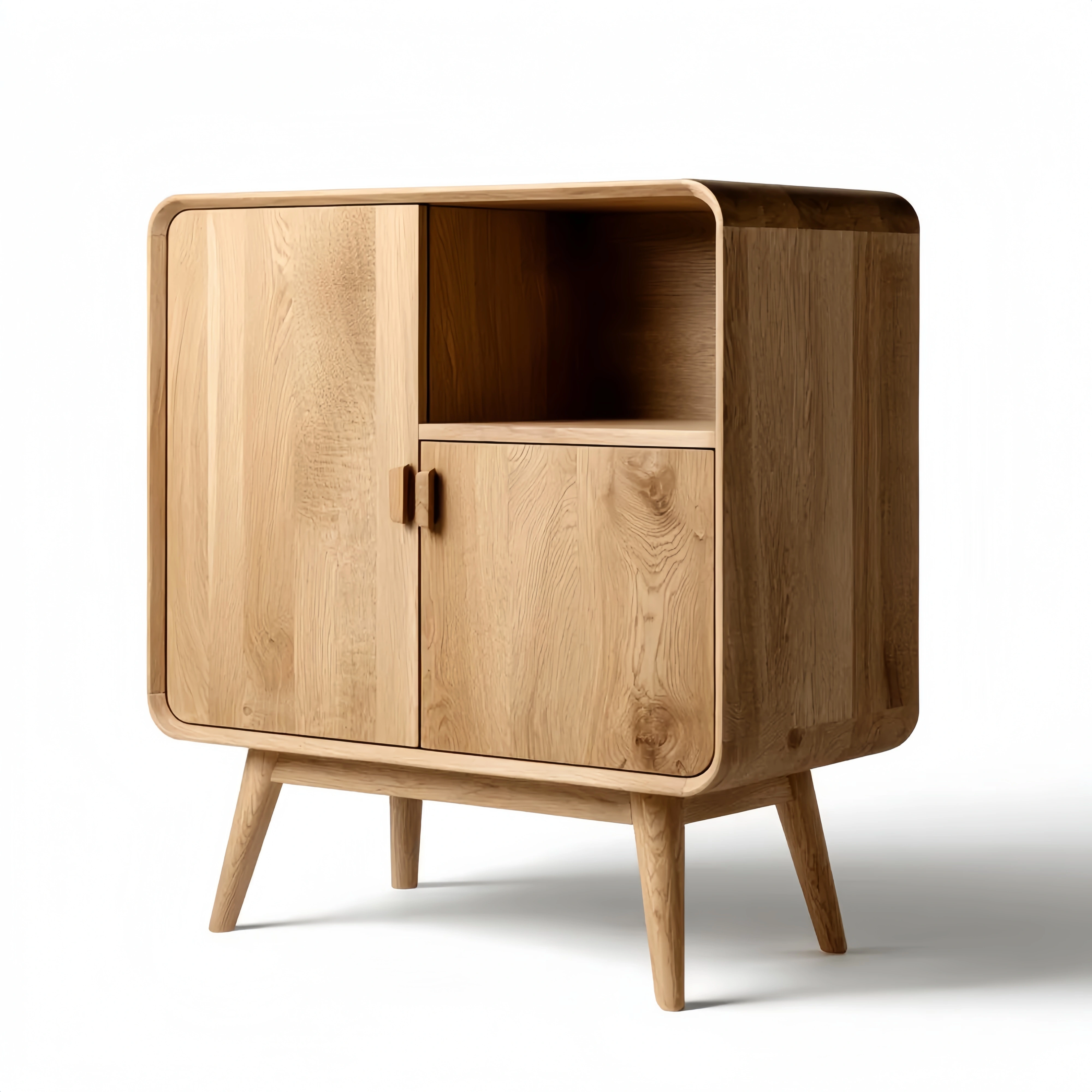 Aufbewahrungsschrank Holz 75x40x90 cm - Natur - Skandinavisches Design