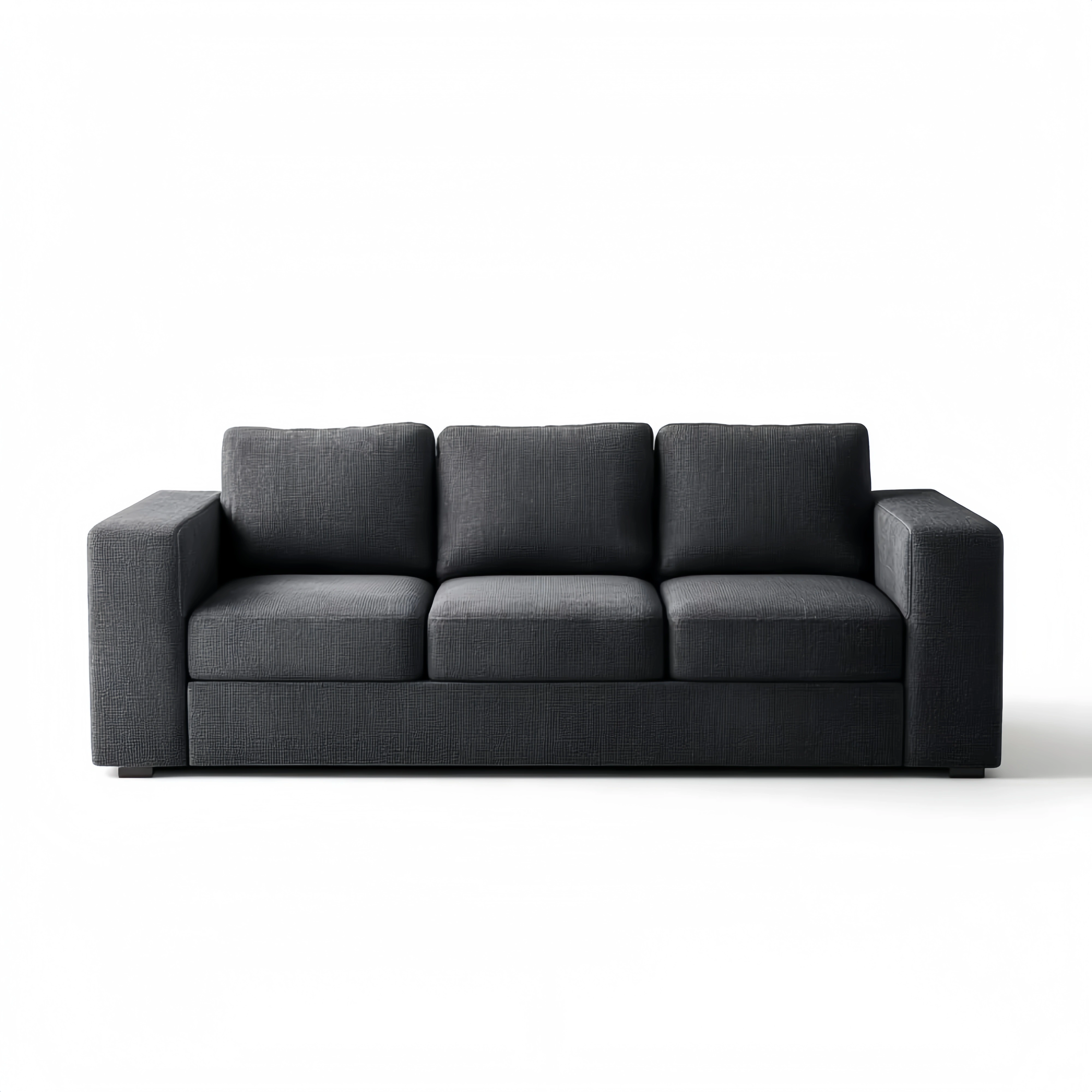 3-Sitzer-Sofa Stoff 200x90x85 cm - Dunkelgrau - Modernes Design