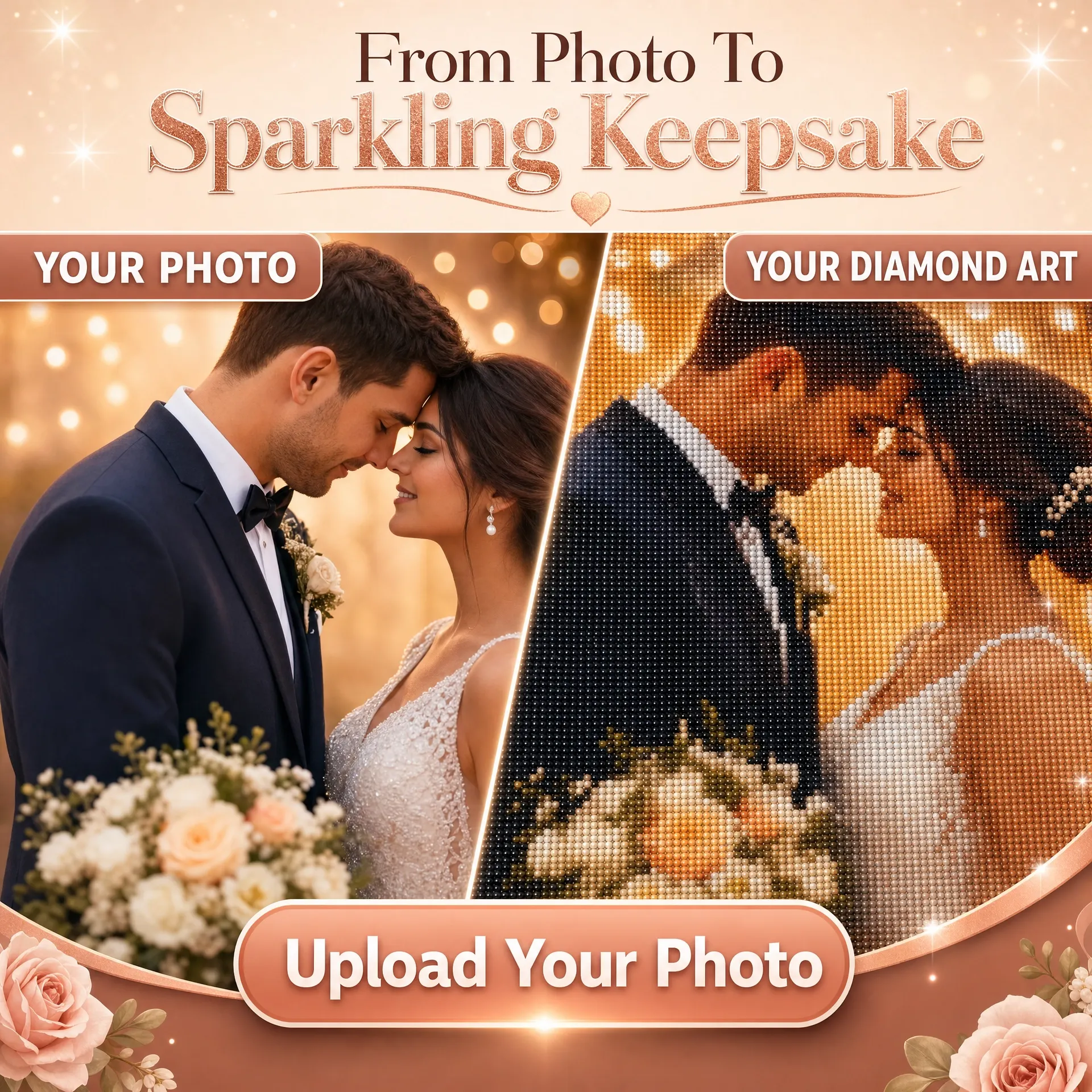 Custom Wedding Diamond Painting