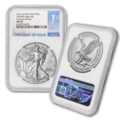 2022 AMERICAN EAGLE ONE OUNCE 99.9% SILVER PROOF COIN