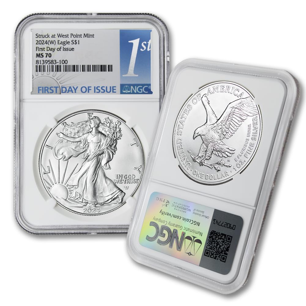 2024 U.S. EAGLE 1 OZ 99.9% SILVER 10-PIECE PROOF COINS