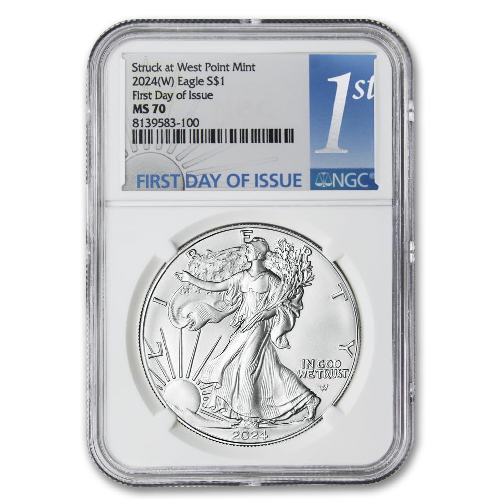 2024 U.S. EAGLE 1 OZ 99.9% SILVER 10-PIECE PROOF COINS