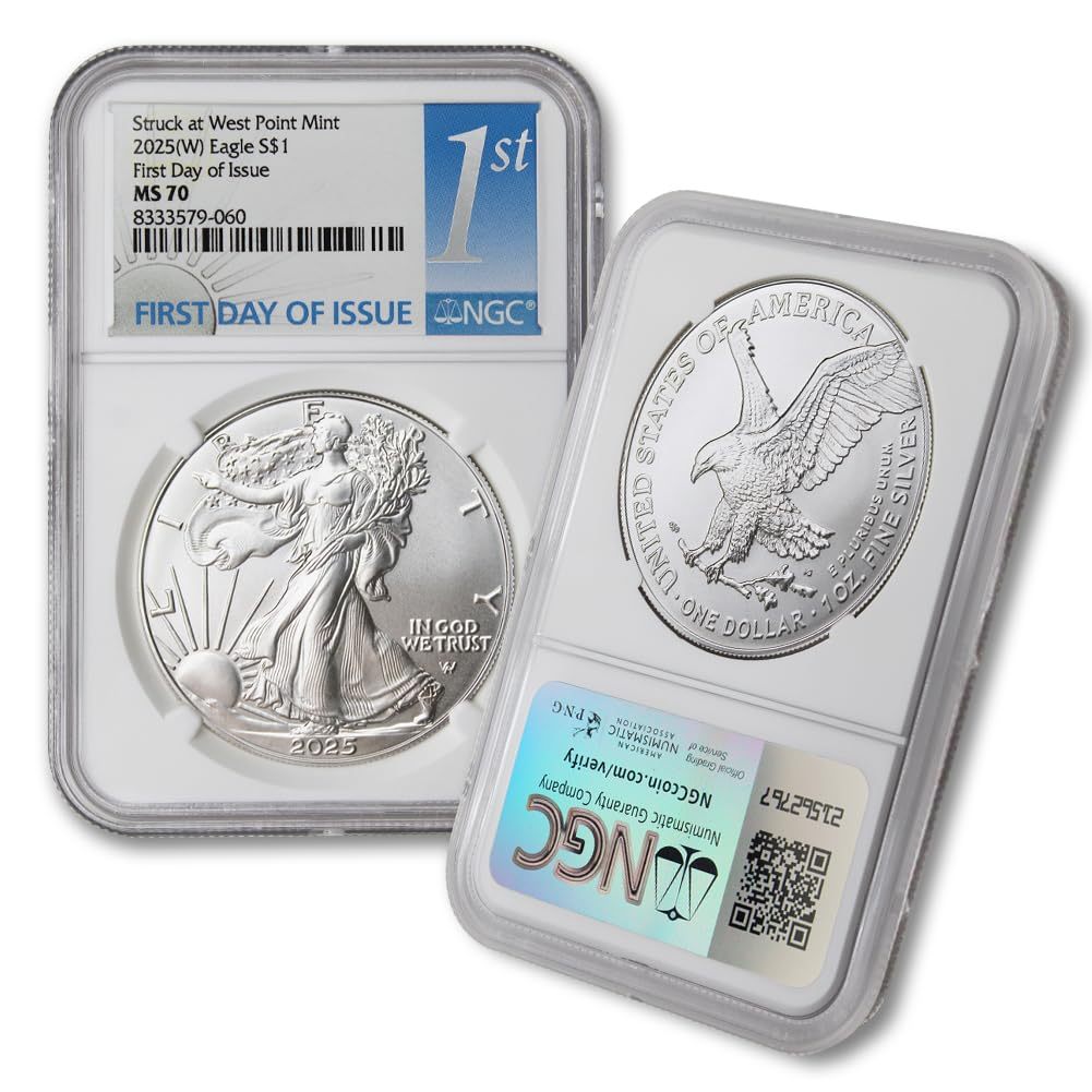 2025 U.S. EAGLE 1 OZ 99.9% SILVER 10-PIECE PROOF COINS