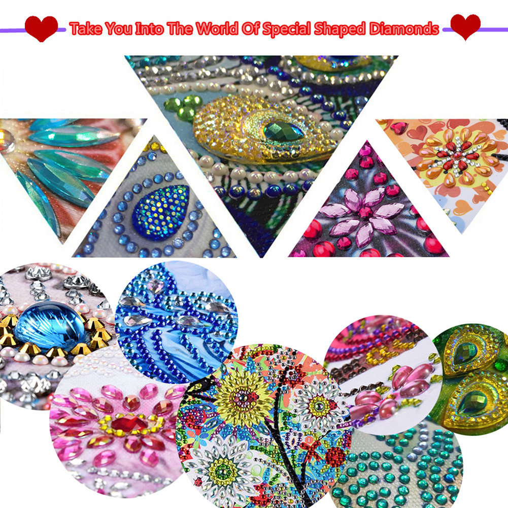 DIY Thanksgiving Turkey Harvest Wreath Diamond Painting Pendant
