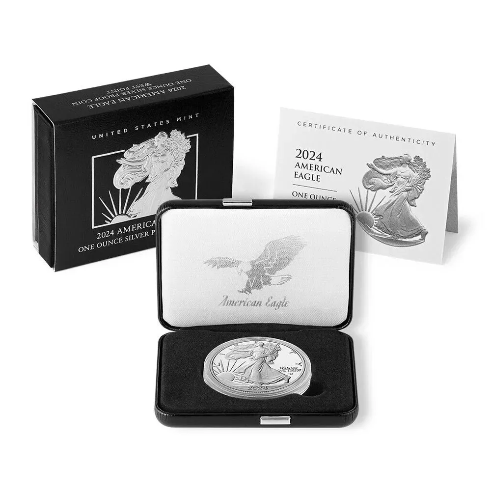 2024 AMERICAN EAGLE ONE OUNCE 99.9% SILVER PROOF COIN