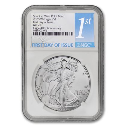 2026 AMERICAN EAGLE ONE OUNCE 99.9% SILVER PROOF COIN