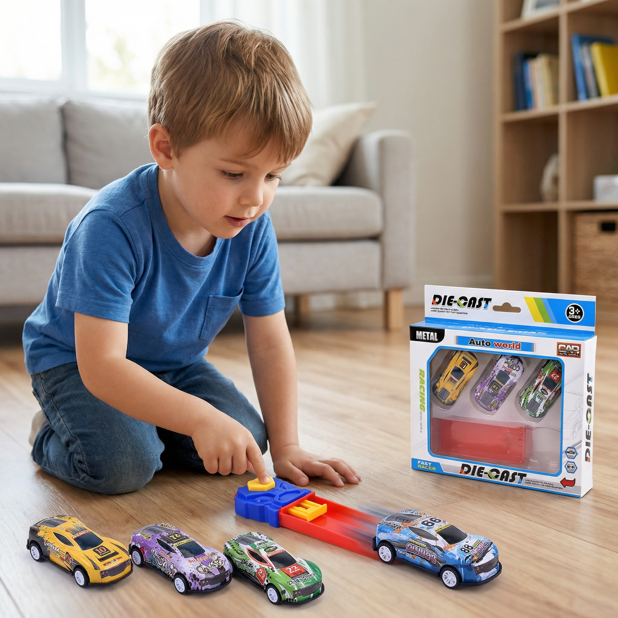 Car Catapult Racing Set