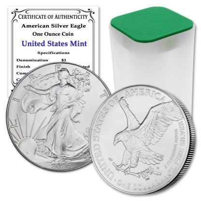 2026 AMERICAN EAGLE ONE OUNCE 99.9% SILVER PROOF COIN