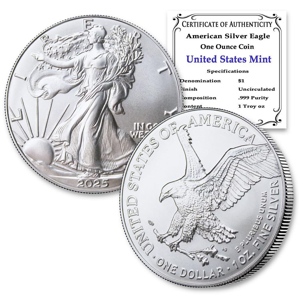 2022～2025 U.S. MINT AMERICAN EAGLE ONE OUNCE 99.9% SILVER PROOF COIN (W)