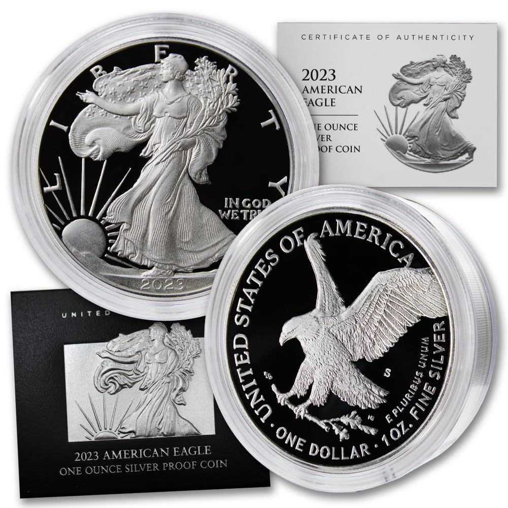 2023 AMERICAN EAGLE ONE OUNCE 99.9% SILVER PROOF COIN