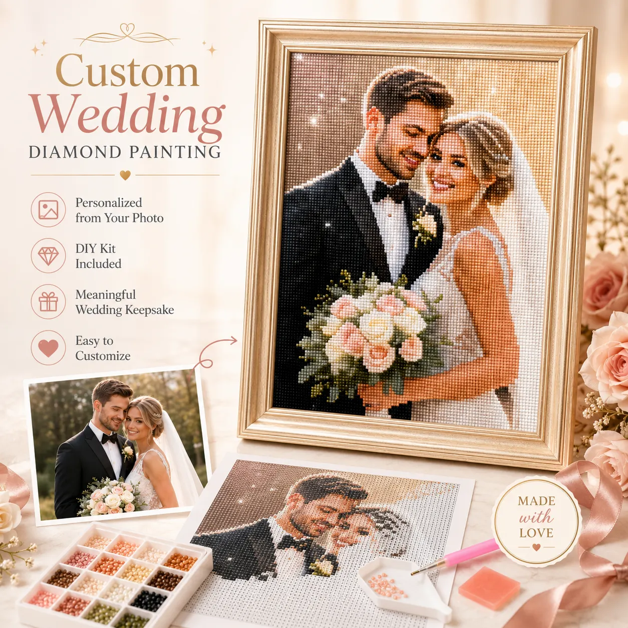 Custom Wedding Diamond Painting