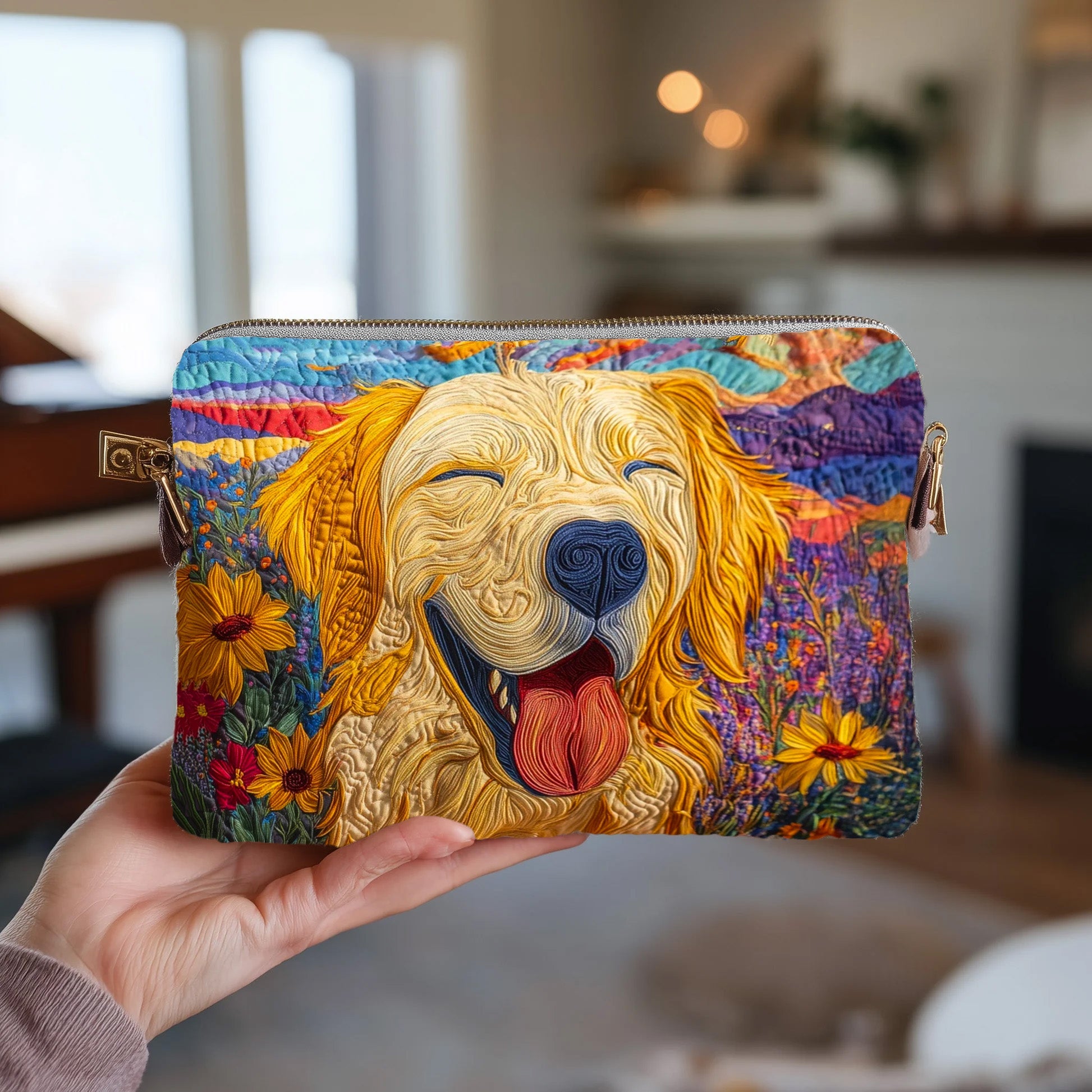 Golden Retriever Quilted Purse GFTOHD9391